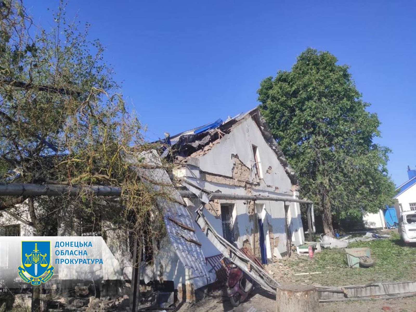 Damages in Pokrovsk, caused by Russian aggression 