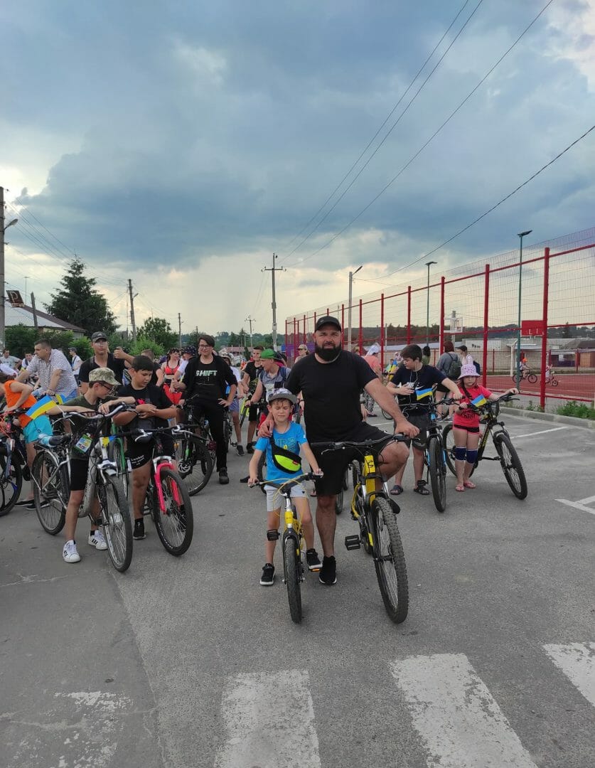 Annual bicycle race of the residents devoted to the Constitution Day of Ukraine