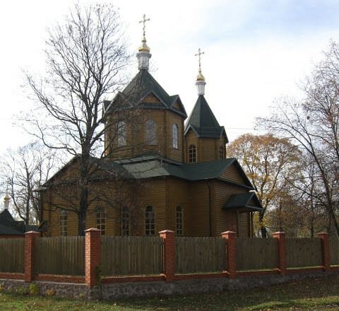 St. Nicholas Church in the village of Dashchenky. 