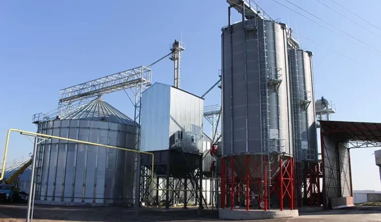 Modern Grain Drying Complex in Hnidyntsi. 