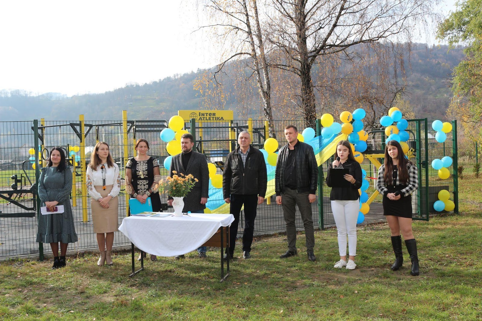 Opening of the workout site in the settlement of Dubove