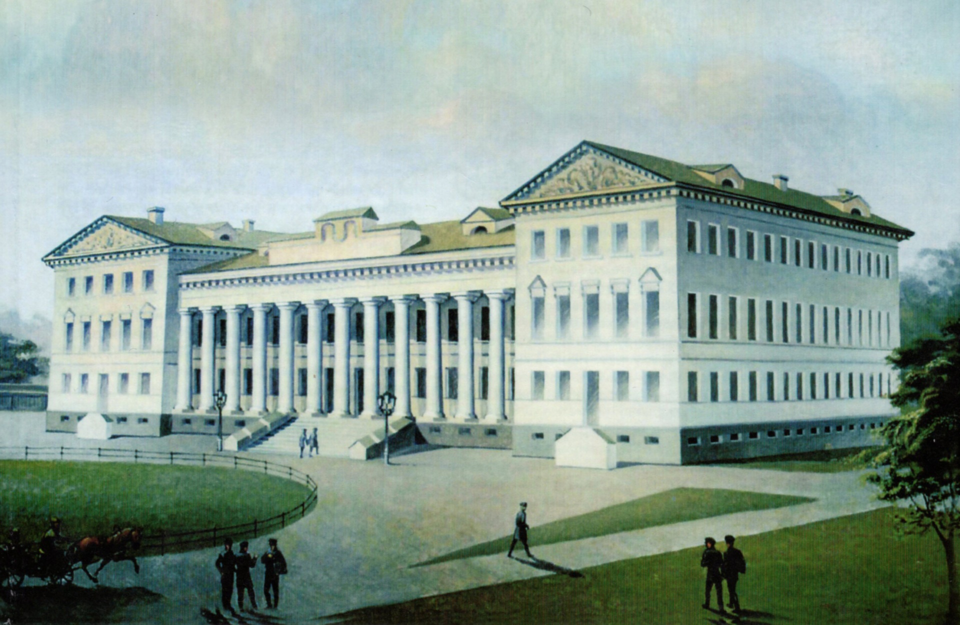 Prince Bezborodko Gymnasium of Higher Sciences at the time when M. Gogol studied here 