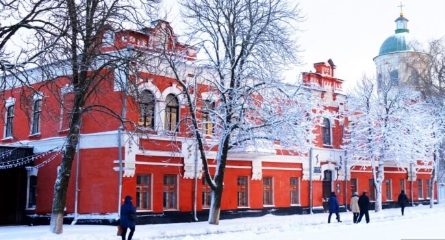 The building of the Rare Book Museum in Nizhyn