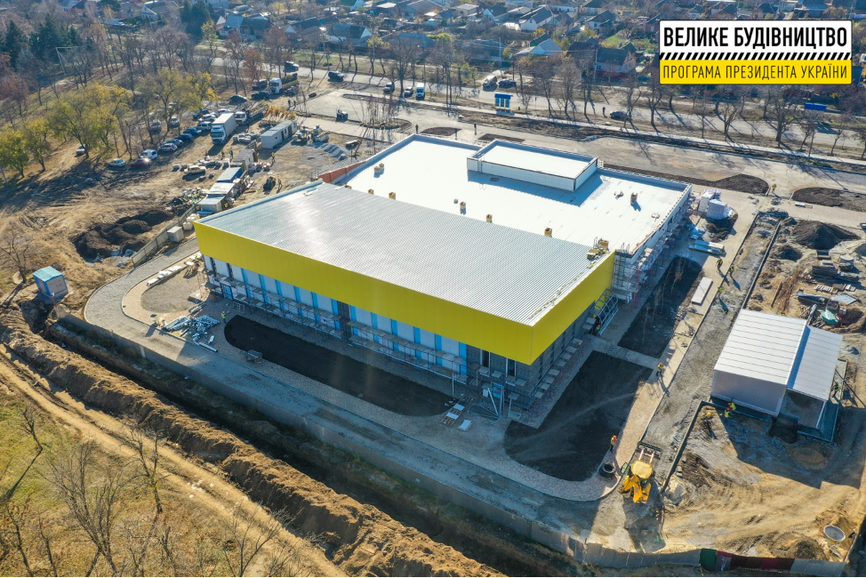 Sports complex with a swimming pool built under President Volodymyr Zelenskyi Major Construction program
