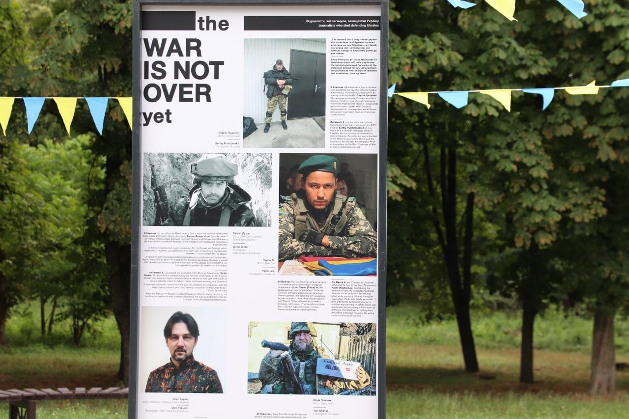 The War Is Not Over Yet Photo Exhibition about Russia’s Media Crimes