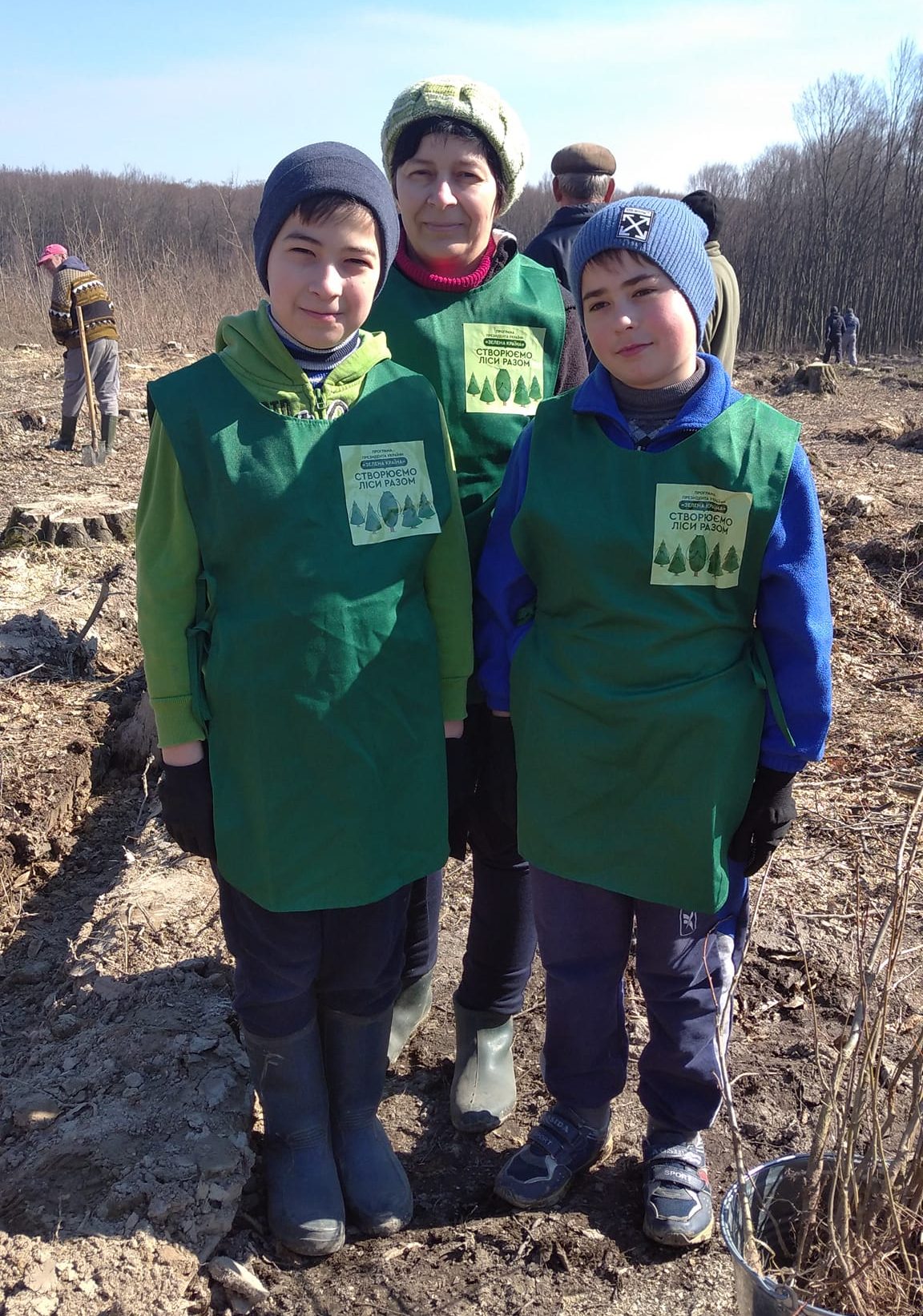 Voinyliv Forestry Enterprise.  Schoolchildren and Village Residents Care About Forest Restoration
