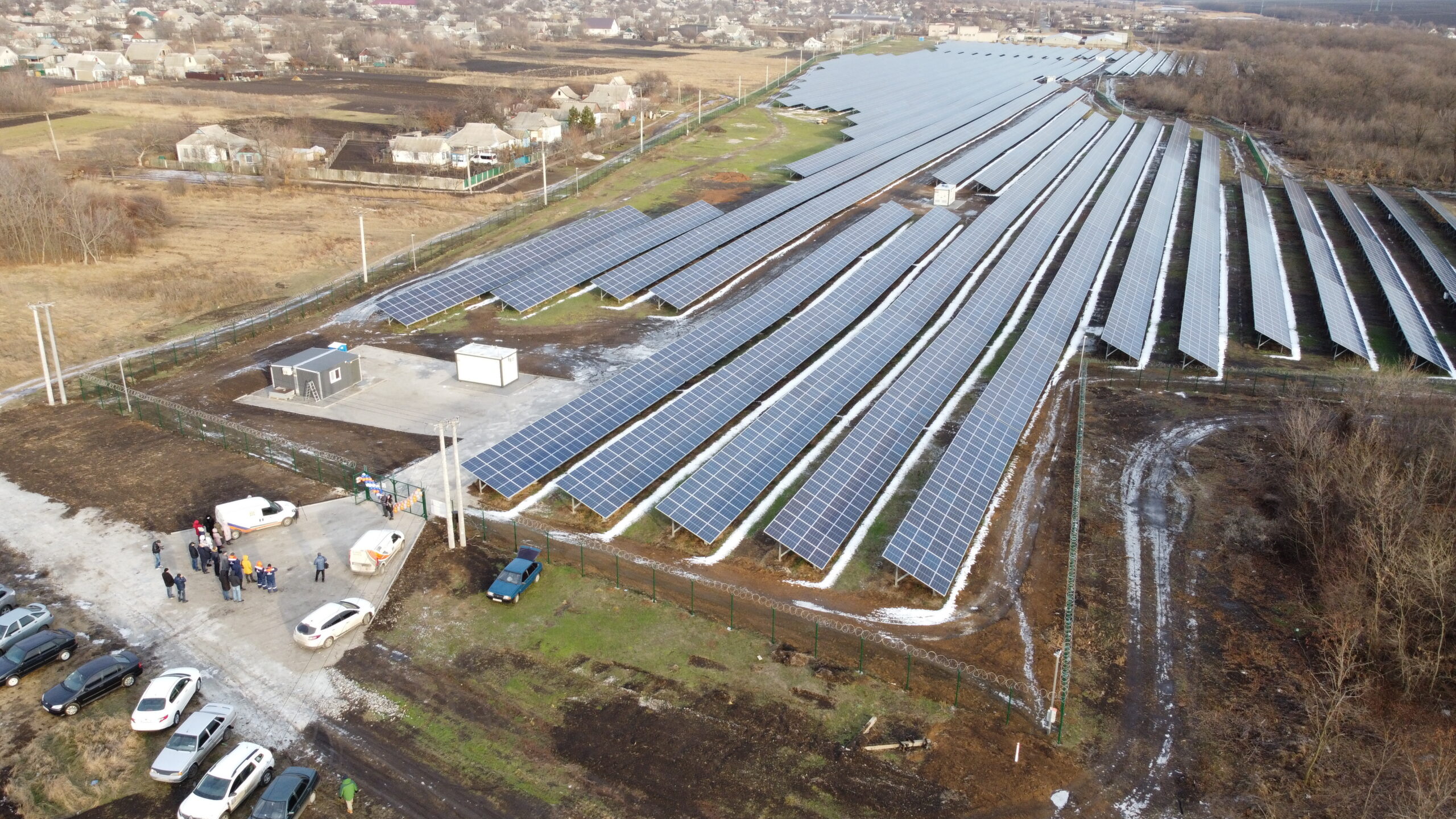 Solar Power Plant in Mezhova with a capacity of more than 100 MW.