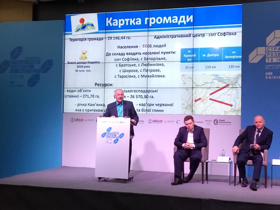 Settlement head's speech at the Investment Forum in Kyiv
